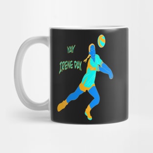 YAY IRENE DAY NEON GIRL VOLLEYBALL PLAYER Mug